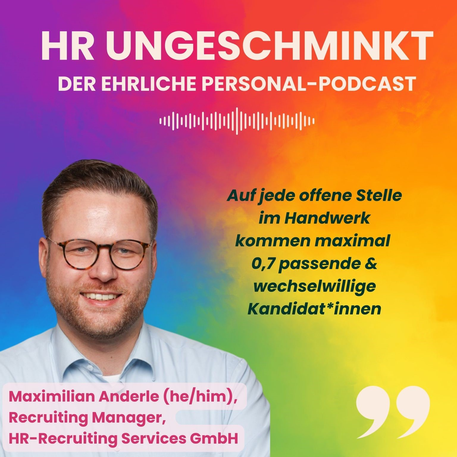 So geht Blue Collar Recruiting: zu Gast bei „HR ungeschminkt: der Podcast“